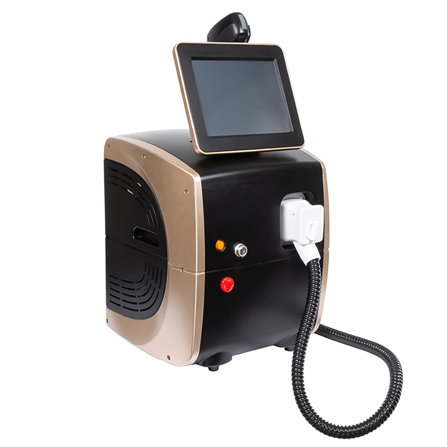 Hair Removal Machine with Ice Cooling Technology, 6BAR Permanent Pain-Free Hair Removal Device for Women & Men, Touch Screen LCD for Home Use