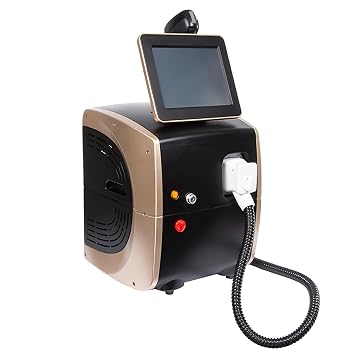 Hair Removal Machine with Ice Cooling Technology, 6BAR Permanent Pain-Free Hair Removal Device for Women & Men, Touch Screen LCD for Home Use