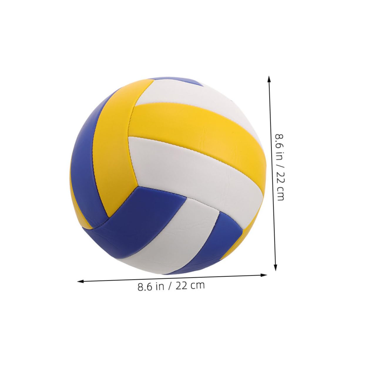 Gogogmee Official Size Soft Volleyball Training Ball for Indoor Sports Vibrant Colors High-Durability Material