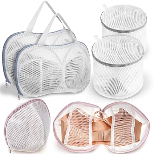 SATINIOR 6pcs Large Bra Lingerie Wash Bags for Laundry Delicates