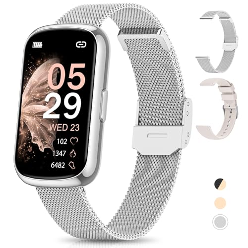 RUXINGX Reloj Inteligente Mujer, 1,47" HD Pulsera Inteligente Muj...