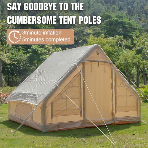Carpa Inflable para Camping Instantánea para 4-6 Personas miniatura 5