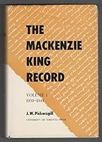 Mackenzie King Record B000YB0YFG Book Cover