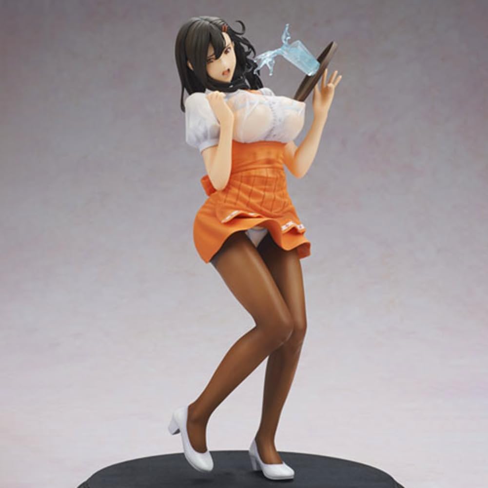Amazon.com: Gluckhapi Wakazuma Waitress Hitomi Action Figure 11.4Inch  Uniform Style Standing Position Model Anime Statue Collection Ornaments :  Toys & Games