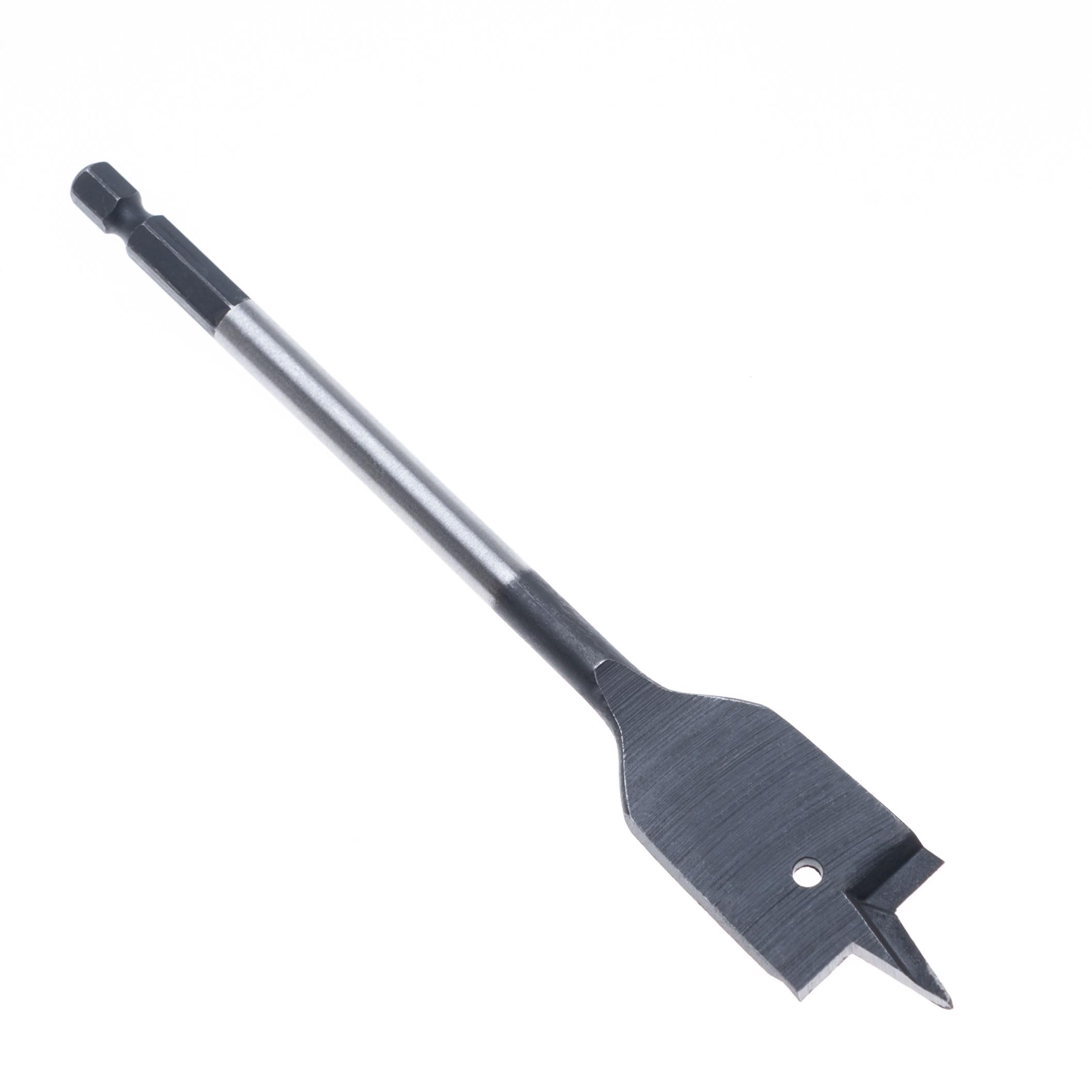 Punta da trapano a vanga, punta da trapano per legno da 30 mm punta da fresatura piatta con gambo esagonale da 1/4 di pollice per compensato, cartongesso, truciolato 30 x 152 mm 1pcs