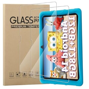 MEMELOKA Vetro Temperato per BESTTAB Children's Tablet 10 Pollici/FEZAWIO F11/FEZAWIO F10, 2 Pezzi Durezza 9H Antigraffio HD [Anti-Impronta][Senza Bolle] Pellicola Protettiva