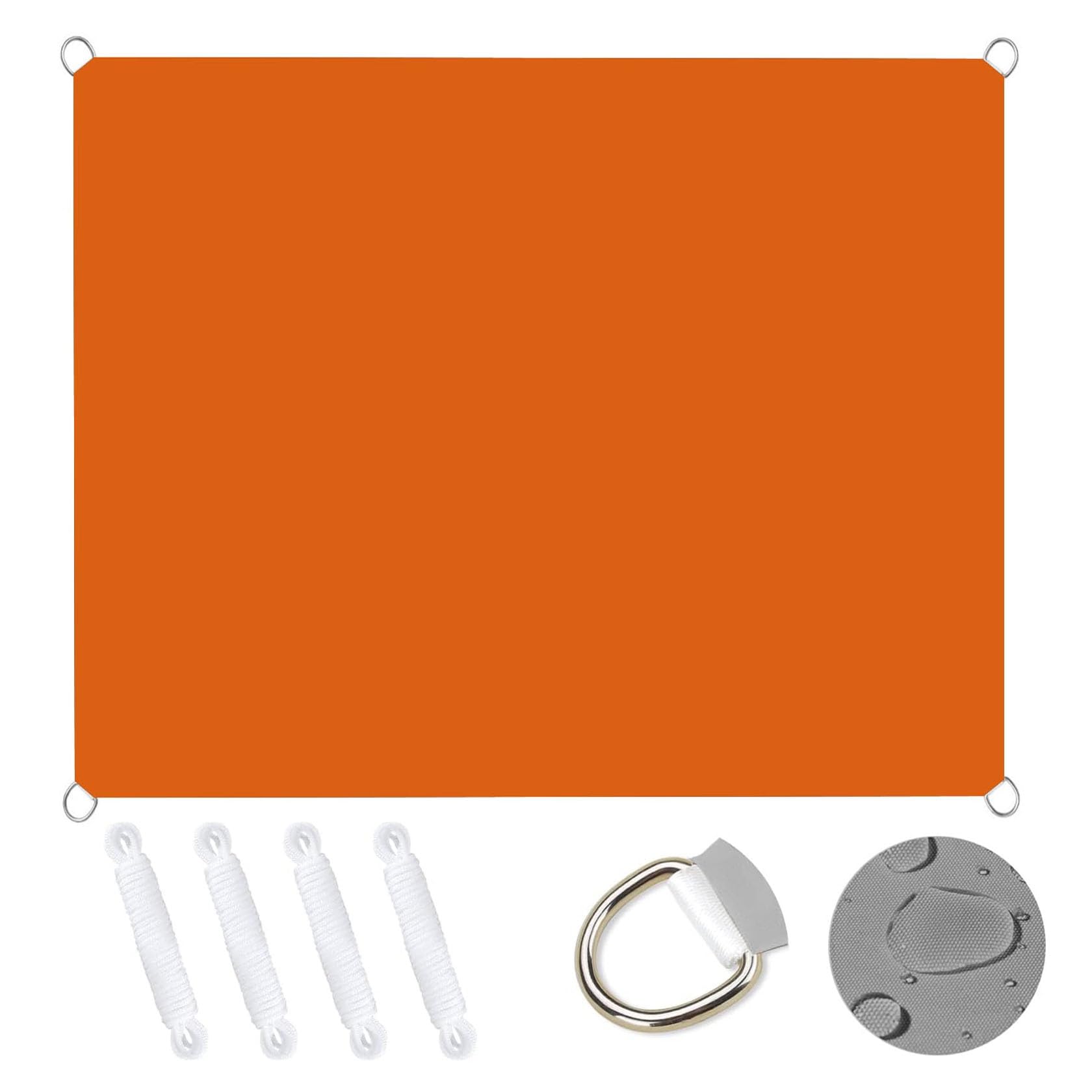 Voile d'ombrage balcon et terrasse 1.5x3m pour un été au frais