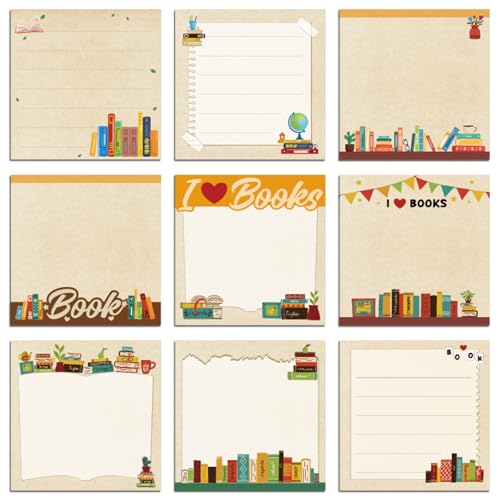 Notes adhésives esthétiques et blocs-notes à faire pour ne plus jamais oublier vos tâches de lecture