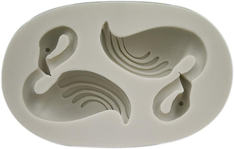 Flamingos Chocolate Biscuit Cake Baking Mould Aromatherapy Candle Handmade Soap Making Silicone Mold - 5 Pcs/Pack