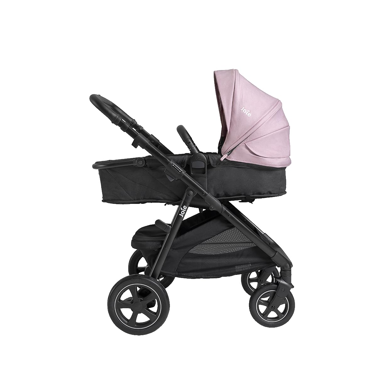 Joie Baby GingerTM DLX 4in1 Pramette Stroller AllTerrain Baby Stroller with Convertible Seat LieFlat Pram Mode Reversible Seat Blush product thumbnail 3