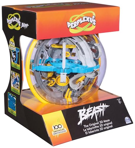 Spin Master Games - Perplexus Beast 3D-Kugellabyrinth mit 100 Hindernissen, Geduldsspiel für Kinder ab 9 Jahren und Erwachsene