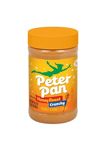 Peter Pan Crunchy Honey Roast Peanut Spread, 16.3 onzas (paquete de 2)