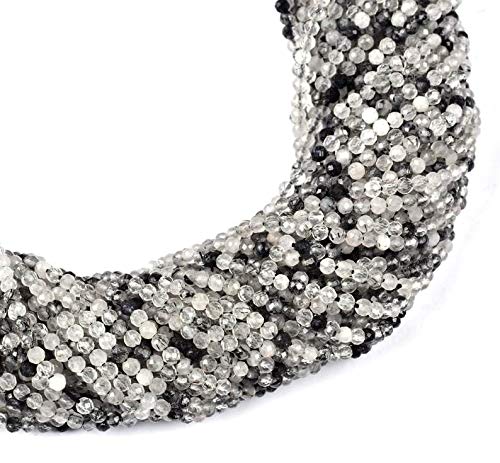 Perles rutile noir calibrées AAA pour éviter les défauts sur vos bijoux haut de gamme