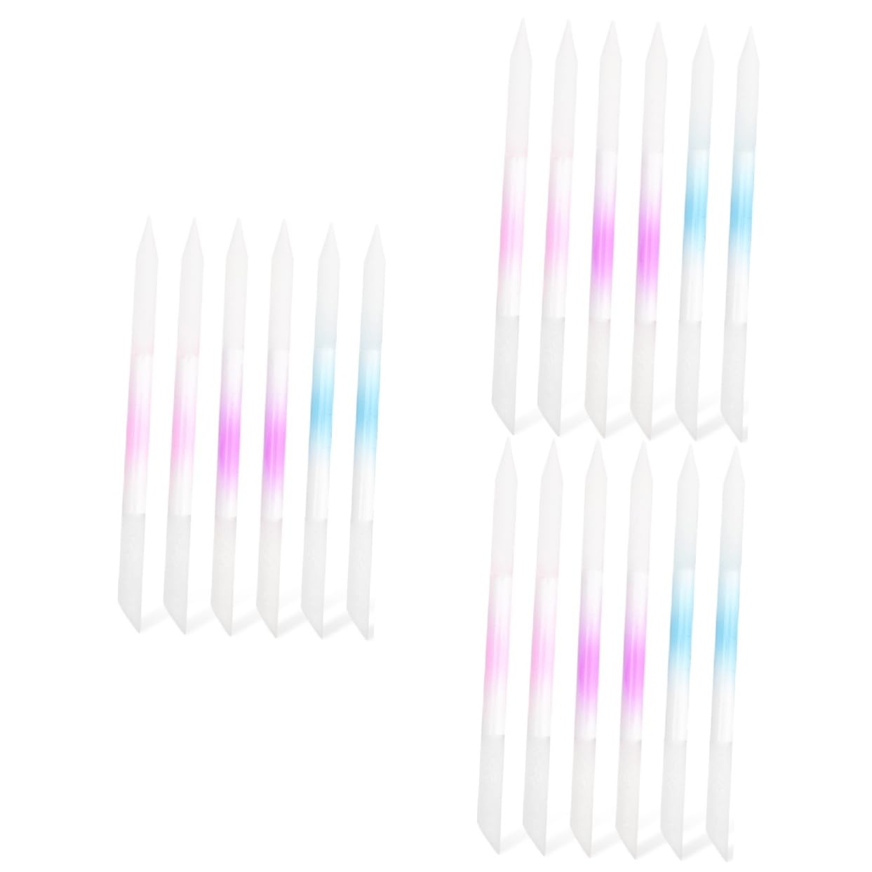 Housoutil 18piezas Limas Coloridas Para Manicura De Para Pulir Uñas y Empujar Cutículas