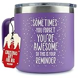 KLUBI Regalos de cumpleaños para mujeres que lo tienen todo – Sometimes You Forget You Are Awesome Regalos para mujeres, cestas de