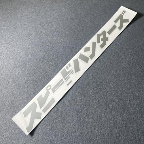 Image of Car Stickers Auto Front Windshield Window Decal Bumpers for Japanese JDM SH Speedhunters Decal Tape 1000x120mm (Grey)