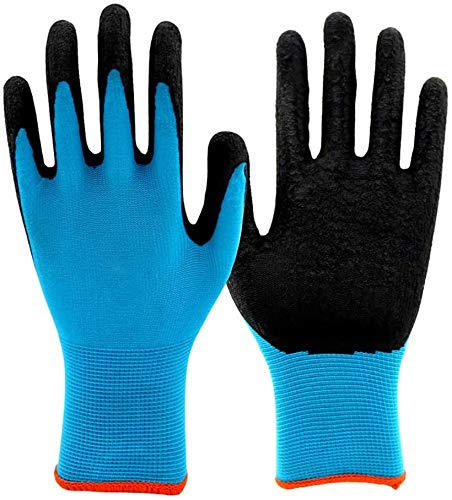 RBGIIT AS1 Superior Grip Waterproof Work Gloves, Double Coating Nylon Liner Comfortable for Garden Auto Multi-Purpose Brand: Hanhelp safety (B08VW65RCY) Amazon Price History, Amazon Price Tracker