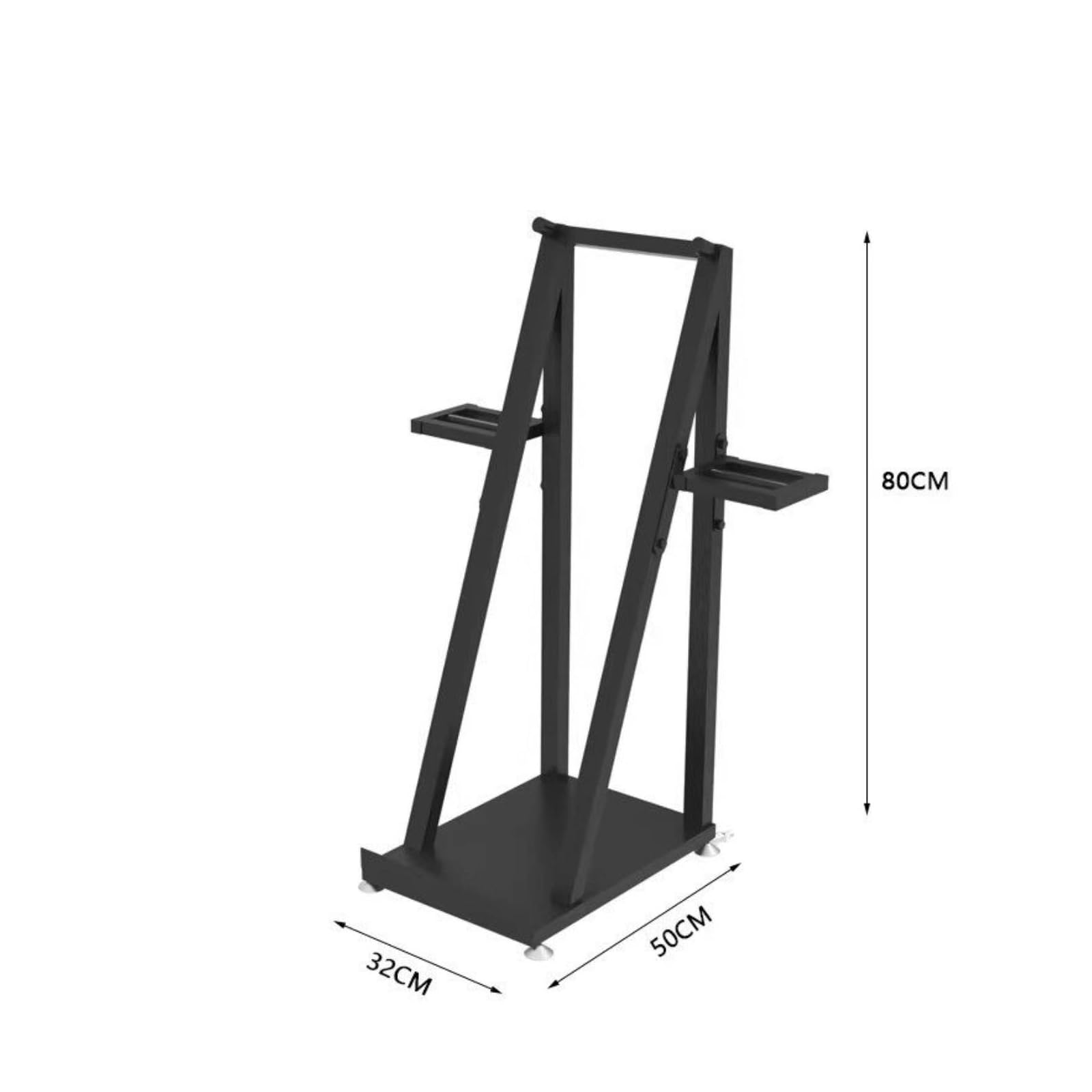 Ratelier à Skis Support de Sol Porte Skis Porte Snowboard Range Skis en Métal Stable sans Perçage Maintien Vertical Réduction Du Désordre au Sol, Avec Patins