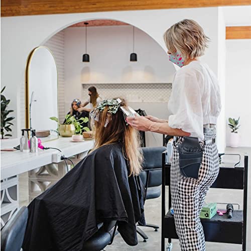 Étui pour ciseaux de barbier blanc au design soigné et épuré