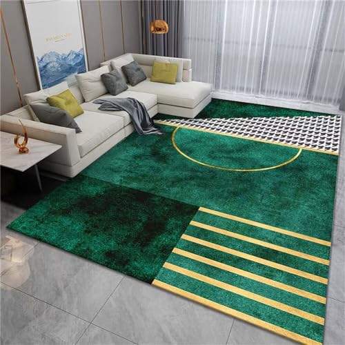 Tapis vert 80x200cm lavable et robuste pour protéger le sol d'une entrée ou d'un couloir