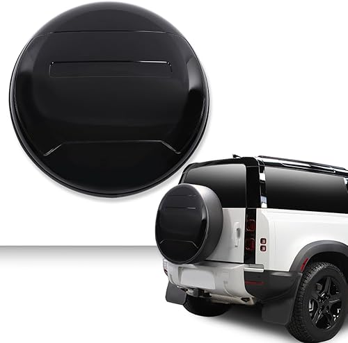 Miniatura 8 de CHEDA Cubierta de neumático de repuesto de plástico ABS compatible con Land Rover Defender 2020-2023