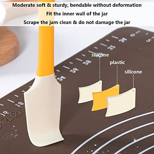 Silicone Jam Spreader Spatula with Can Opener End, Multi Purpose Spreaders for Jar, Peanut Butter Jelly Spreader, Chocolate Spreader Mixing Scraper, Spread with Clean Hands By Simple Spreading - image 3