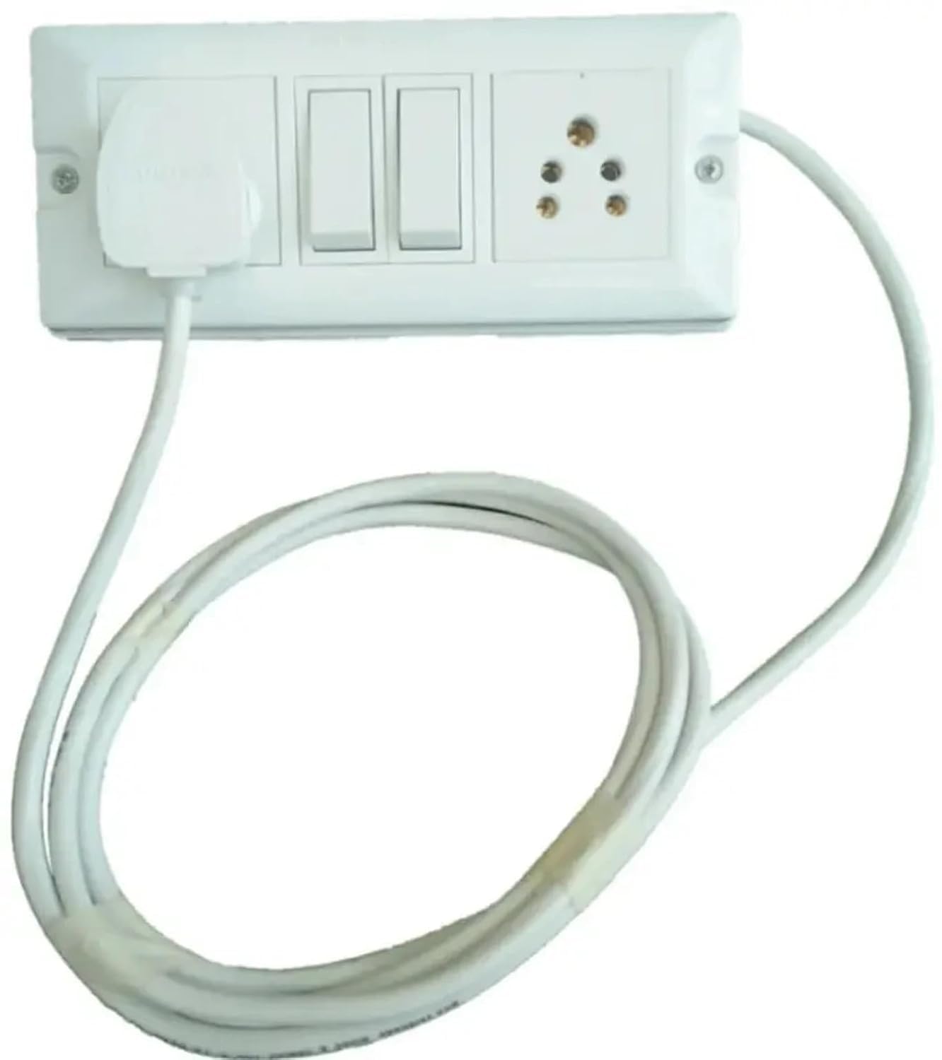 Modular Extension Board 2 Socket with Switch, Heavy Copper Cable & 3 Pin Plug (10 Meter Cable)-image-23