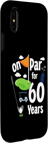 Miniatura 3 de iPhone XXS On Par 60th Birthday Golf Player Theme 60 Year Old B-Day Case