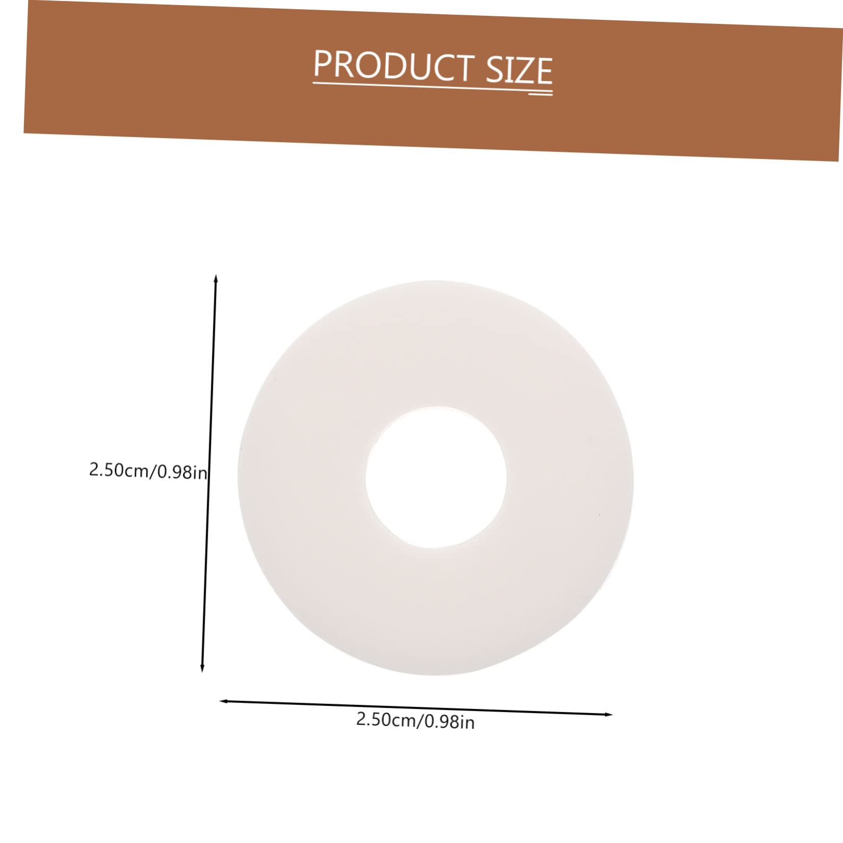 Yardwe 30Pcs Skid Silicone Guitar Strap Locks Durable Non Drop Blocks for Acoustic and Electric Guitars for Secure Strap Attachment