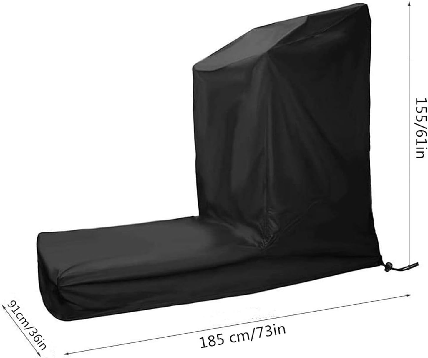 Pokrowiec Na Bieżnię, Wodoodporny Pokrowiec Na Bieżnię, Wodoodporna Tkanina Oxford, Odporna Na Promieniowanie Uv I Odporna Na Promieniowanie Uv, 185 x 91 x 155 cm