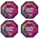 4x Quality Street Assorted Milk Chocolate Sweets, 550g, New 2025