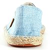 Kentti Men's Canvas Classic Flat Espadrilles Light Blue 10 UK #3