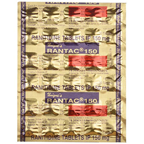 Rantac 150 - Strip of 30 Tablets