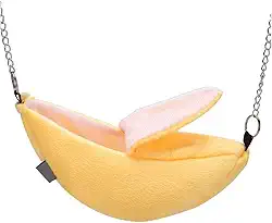 1 pacote hamster casa suspensa rede design banana animais pequenos gaiola de algodão ninho de dormir adequado para cama de animal de estimação pequeno pequeno brinquedos de hamster gaiola balanço (cor