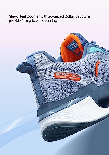 Image of ASIAN Men's TWINSPRING-02 Sports Running Shoes with Ultra Bounce,Twinspring Technology Lightweight TPU & TPR Sole with Memory Foam Insole Casual Sneaker Shoes for Men's