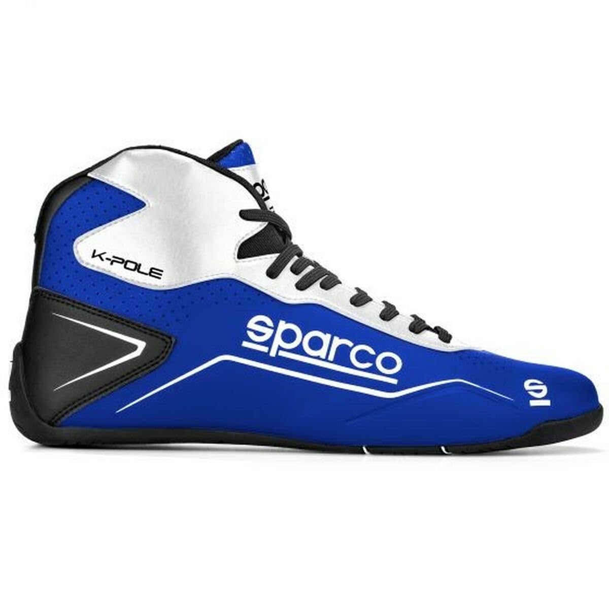 Sparco Schwarz Kart Schuhe K-Pole 2020 Bl, Taglia:37