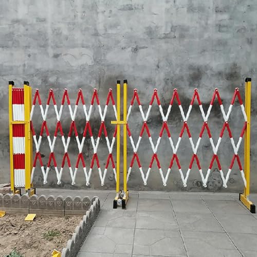 Barrière rétractable chantier extérieure et portillon pliant pour sécurité garage - 7
