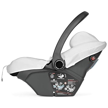 Peg Perego Primo Viaggio 4-35 Infant Car Seat Clima Cover - Accessory - White-Compatible with Any Primo Viaggio Infant car seat