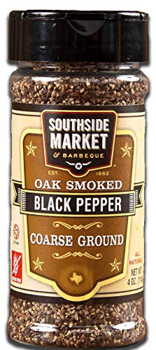 Oak Smoked Black Pepper, Coarse Ground – 4 Oz. #TOP14