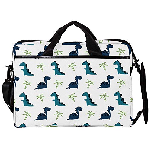 Sacoche bandoulière ordinateur portable 14 15.4 pouces housse motif dinosaure PC