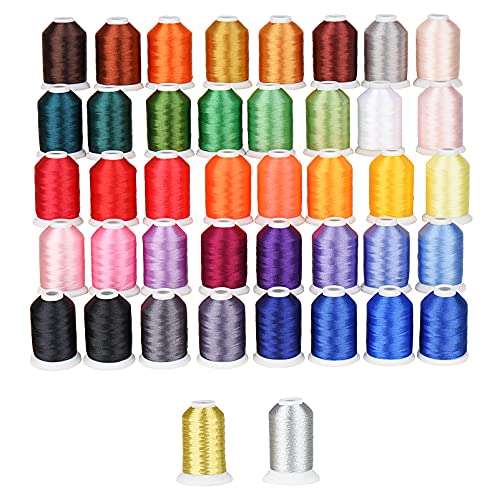 Set de hilo para bordar Simthread 42 colores 550 Yds