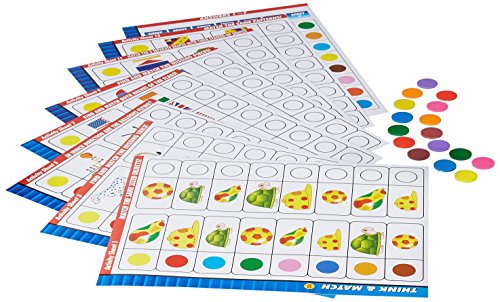 Image of CRE0686 What's Next - 2 Card Game (Multi-Color, 34 Pieces) CRE1059 Think and Match Part-2 Board Game (Multi-Color)