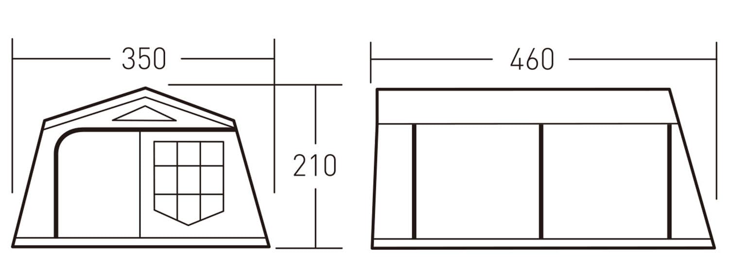Amazon | ogawa(オガワ) テント ロッジシェルターUL カーキ×ブラック