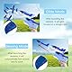pilyero Styropor Flugzeuge für Kinder, Flieger Styropor Kinder, Flugzeug Pistole, Geeignet für Gartenspielzeug im Freien, Interaktive Spiele, Geburtstagsgeschenke