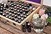 Soligt 72 Bottle Wooden Essential Oils Storage Box with Handle, 64 Slot for 5-15ml Essential Oils & 8 Slot for 10ml Roller Bottles