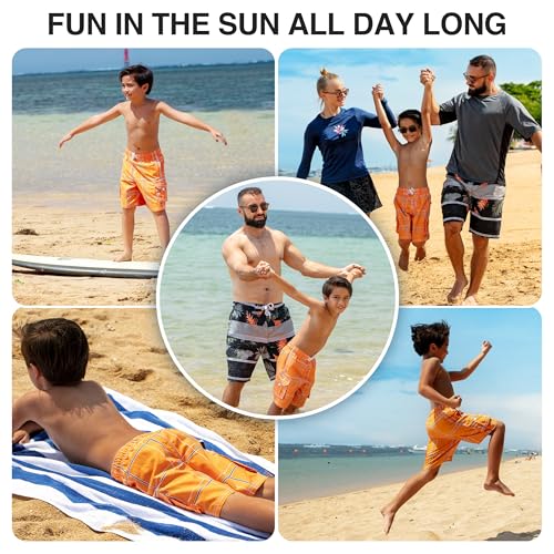 Image of Kanu Surf Boys' Paradise Floral Swim Trunk