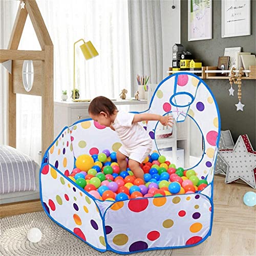 WIUSOODE 3 em 1 tendas para crianças de aço inoxidável playground pátio bola portátil piscina túnel