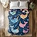 Magical Narwhal Unicorn Blanket - Whimsical Sea Creatures Design - Perfect for Kids' Room & Imaginative Play - Soft and Comfortable for All Seasons