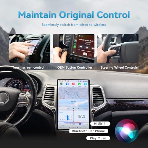 Image of 14.5 Inch for Tesla-Style Touchscre for Jeep Grand Cherokee 2014-2020