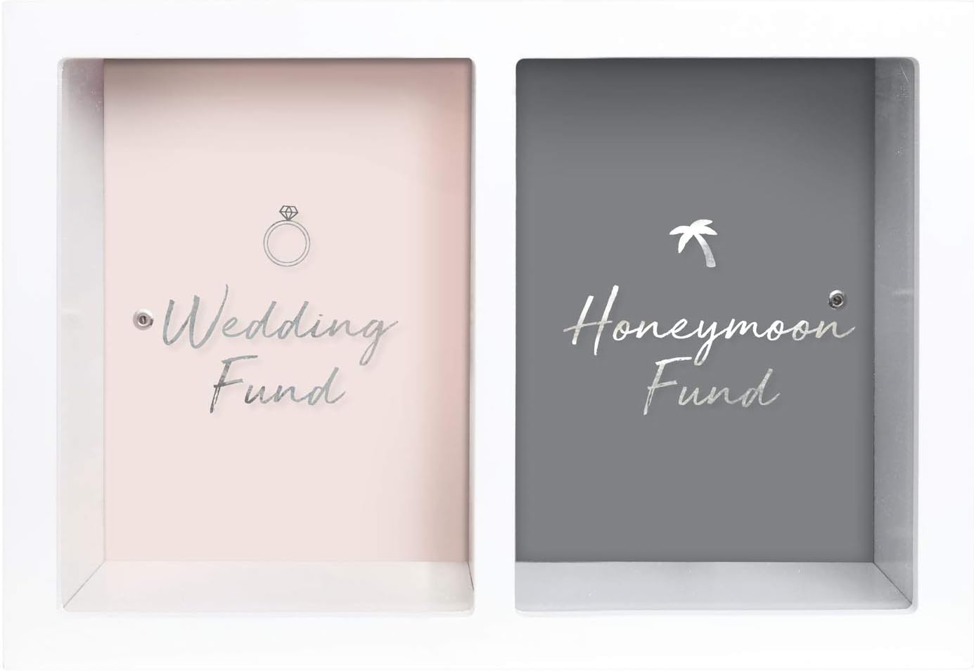 Splosh Split Money Box - Wedding and Honeymoon Fund